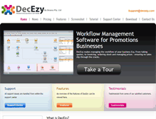 Tablet Screenshot of decezy.com